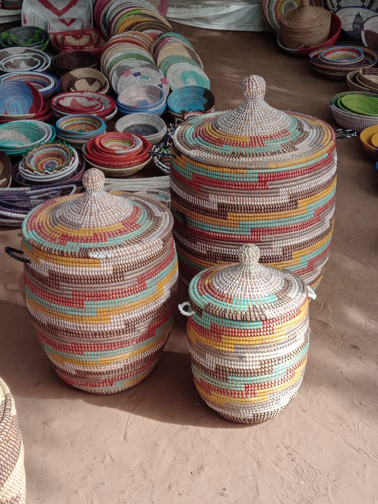 Panier artisanal pour rangement-Taille Moyenne