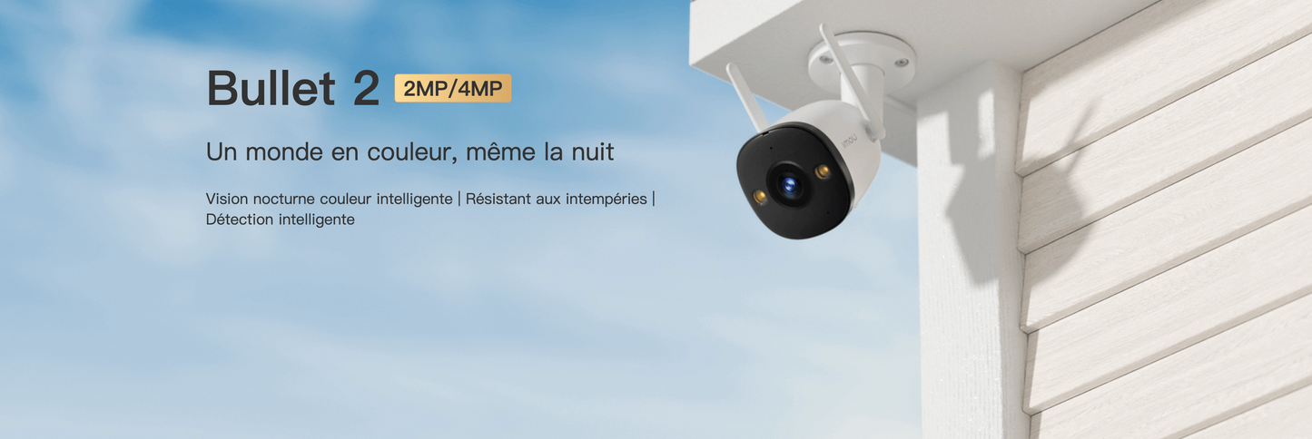 IMOU-Bullet 2E- Caméra de surveillance Outdoor Sans fil