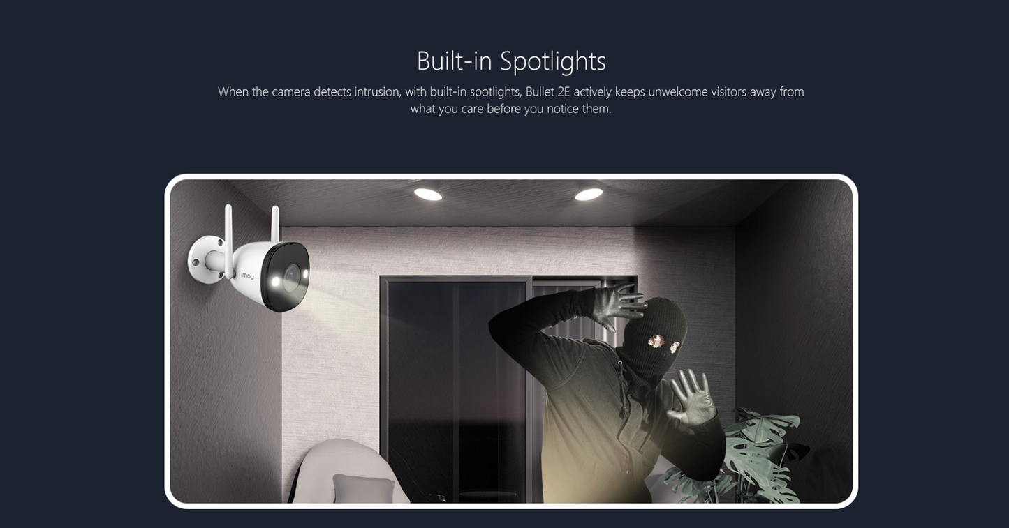 IMOU-Bullet 2E- Caméra de surveillance Outdoor Sans fil