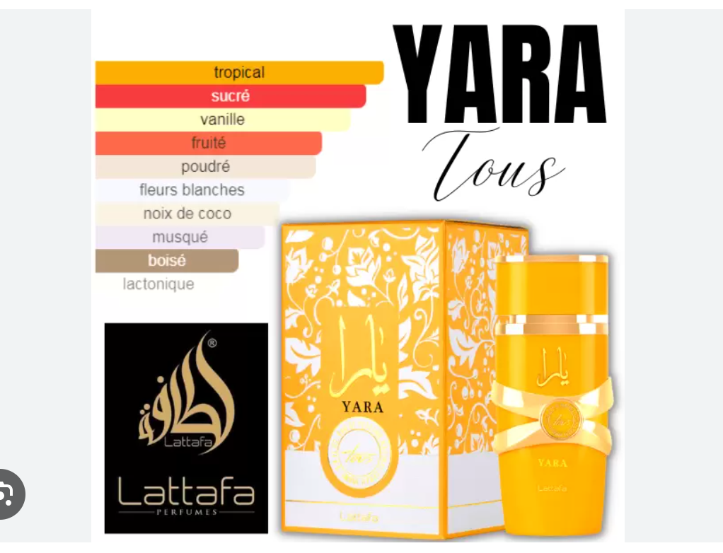 Yara de Lattafa Perfumes - Eau de parfum 100 ml